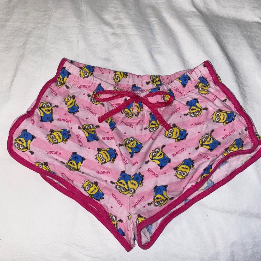 Minions pyjama shorts, Hurley pyjama top